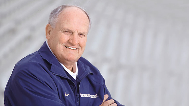 What I learned from coach LaVell Edwards on a church pew